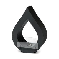 Напольный биокамин в виде капли Teardrop BioFire, черный