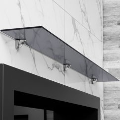 Стеклянная полка для биокамина Gray  1800